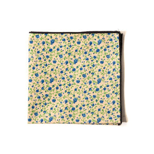 TWEEDS Vintage Yellow Floral Pocket Square